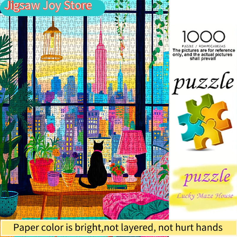 DIY Paper Puzzle, New York Cit - Plant Parental recensie en prijs