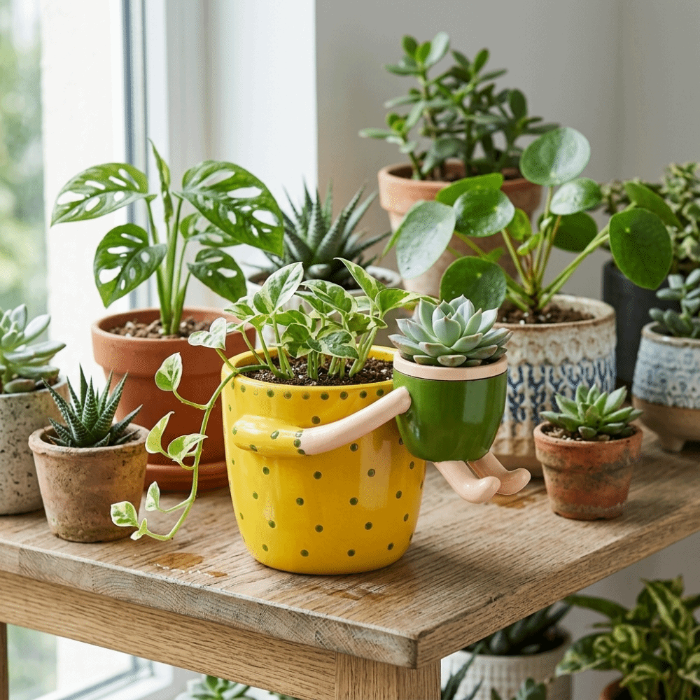 Resin Parent-child Flowerpot F - Plant Parental recensie en prijs
