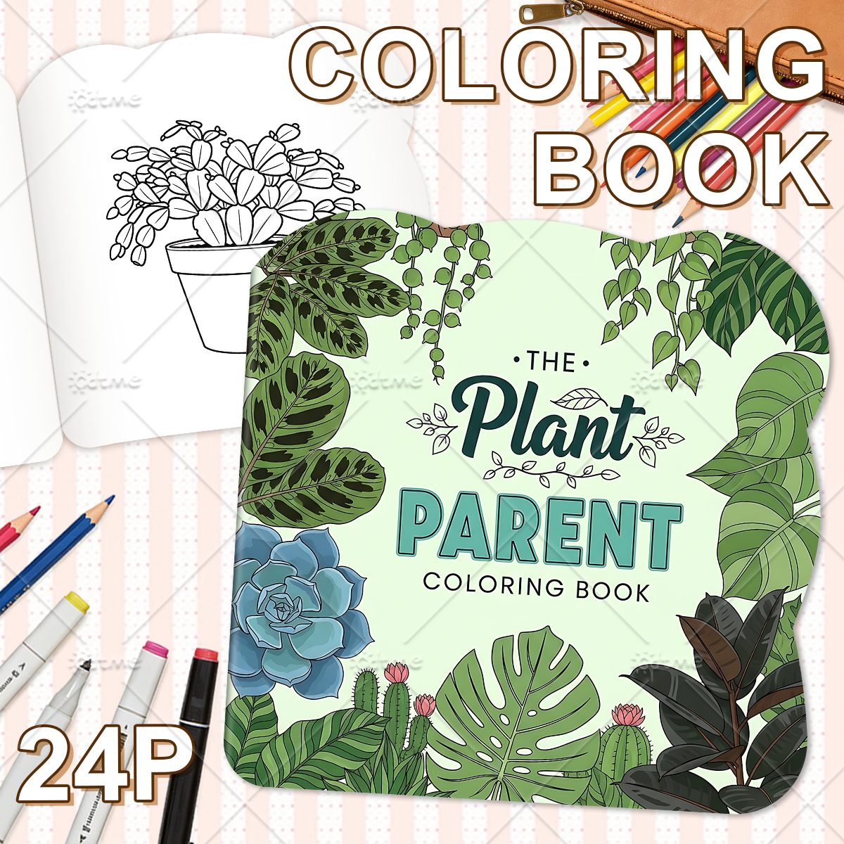 THE Plant PARENTE Coloring Boo - Plant Parental recensie en prijs