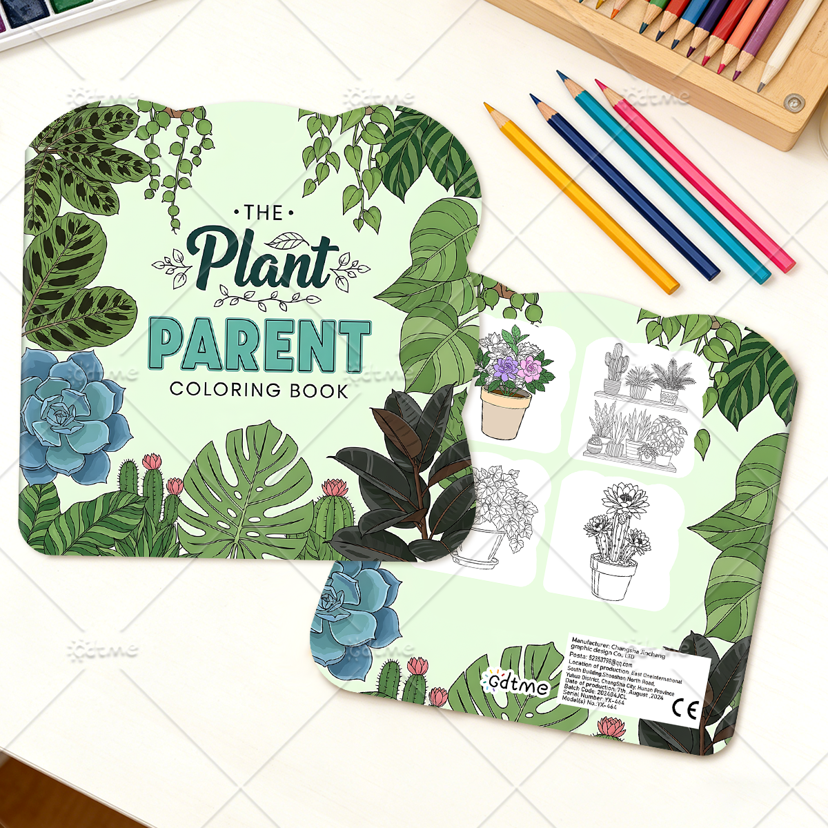 THE Plant PARENTE Coloring Boo - Plant Parental recensie en prijs